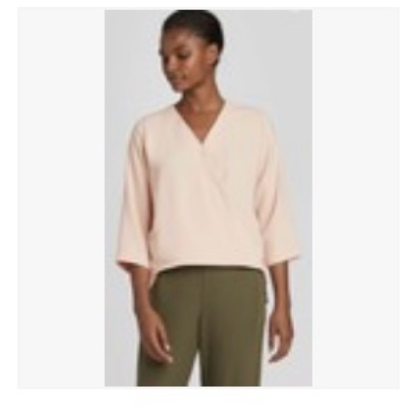 Prologue Tops - Prologue Pale Peach Surplice V-Neck Top